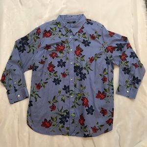 Ralph Lauren plus size floral shirt